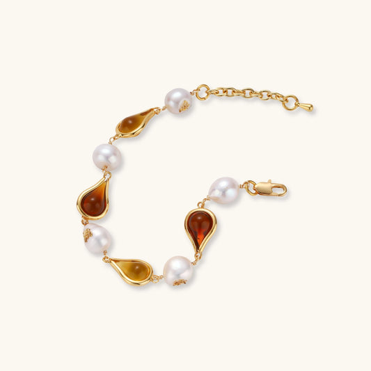 Honey Drop Pearl Bracelet