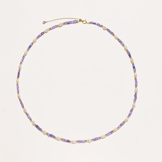 Amethyst Pearl Harmony Necklace