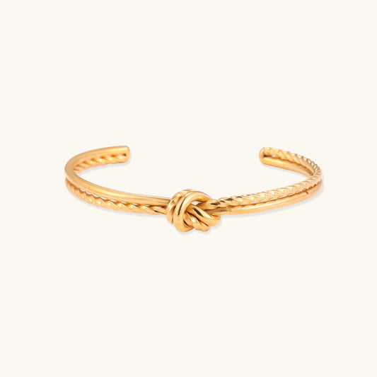 Golden Knot Cuff
