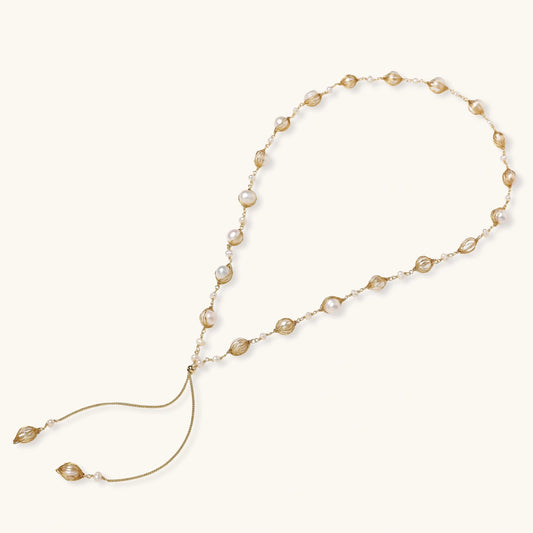 Golden Pearl Lariat