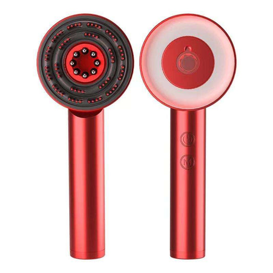 New Hair Growth Applicator Hair Oil Comb Heating Electric Scalp Massage Brush Brush Electric Red Light