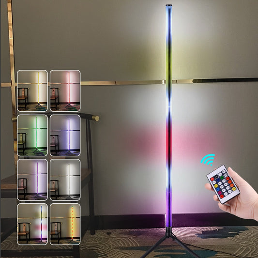 New Wall Corner Ambient Light Remote APP Control USB Floor Lamp Splicing Portable Stick RGB Corner Light