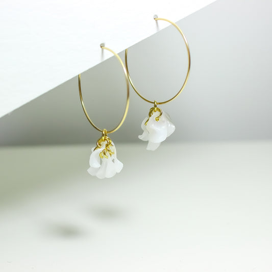 Lora White Hoops