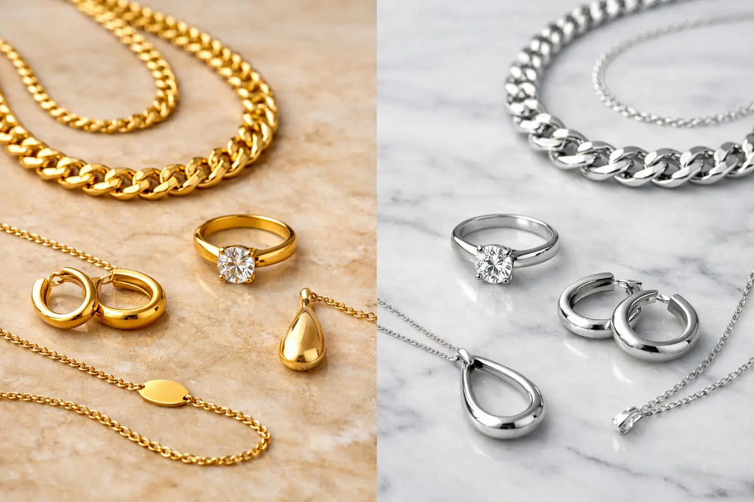 Gold Plated vs Sterling Silver Jewelry