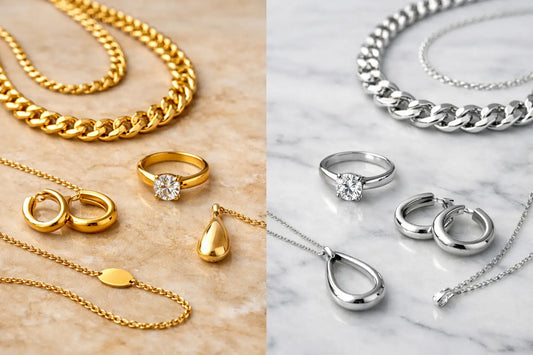 Gold Plated vs Sterling Silver Jewelry