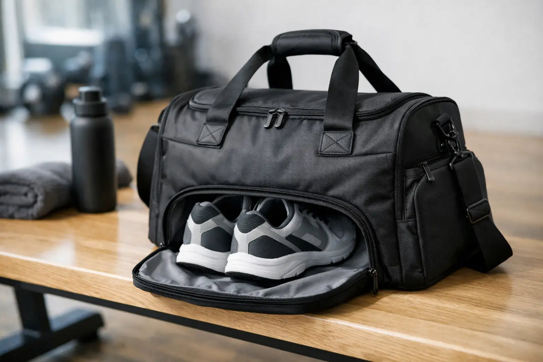 Magnetic Gym Bag with Shoe Compartment