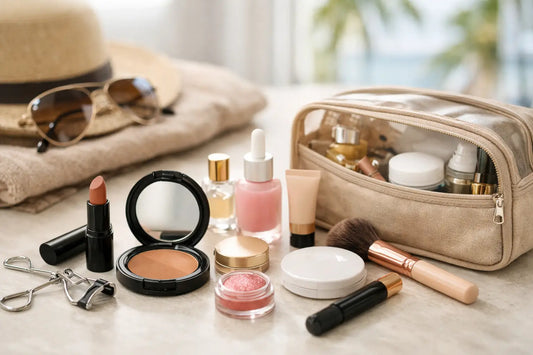 12 Travel Makeup Bag Essentials to Pack