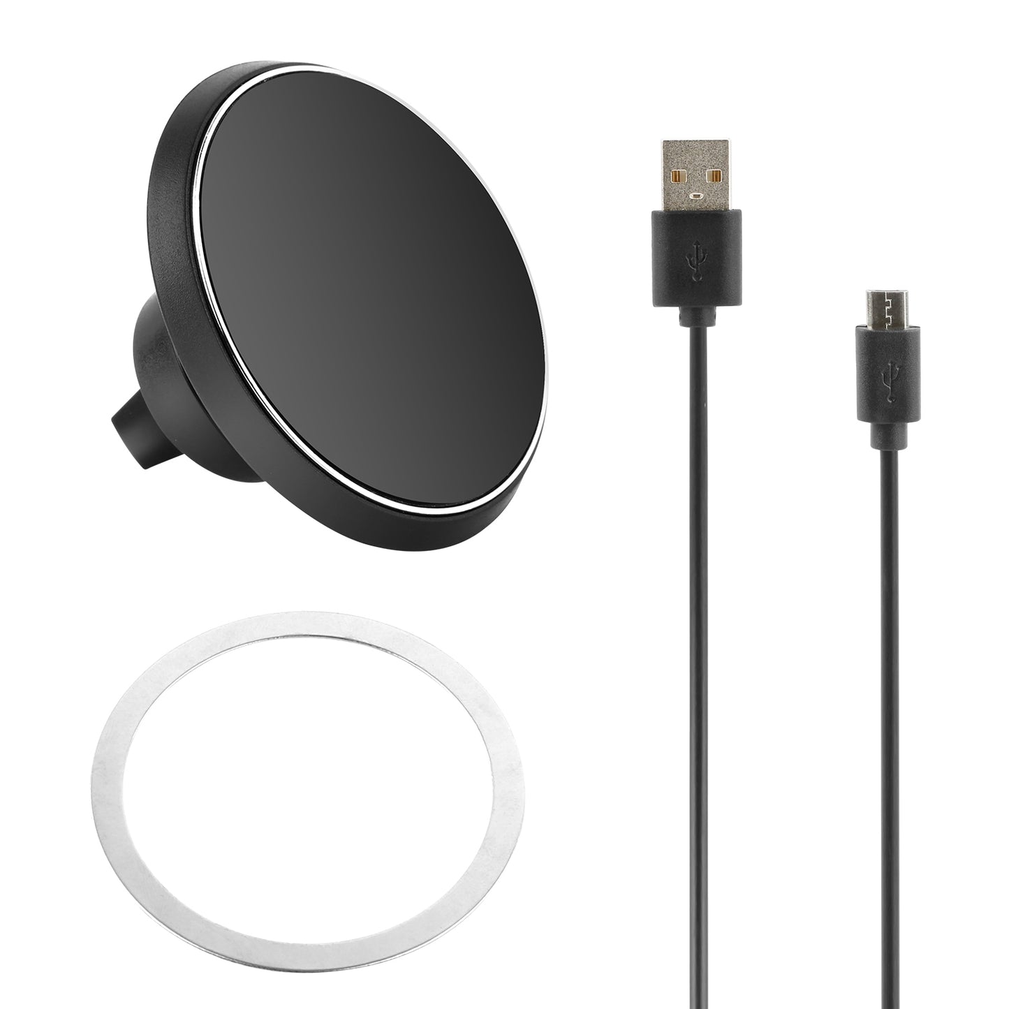 1Pc Magnetic  Qi Wireless Car Charger Car Phone Charger For IOS Phone XS MAX XR Galaxy S10 S9 Tablet GPS Device