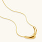 Curve Statement Necklace