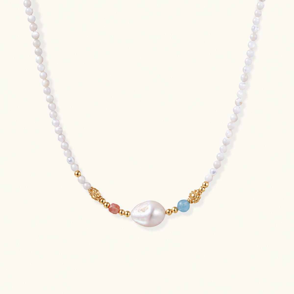 Sunlit Pearl Necklace
