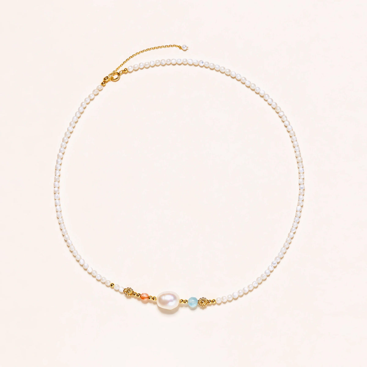 Sunlit Pearl Necklace