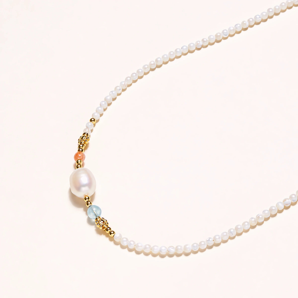 Sunlit Pearl Necklace