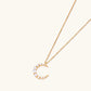 Luna Pearl Crescent Necklace