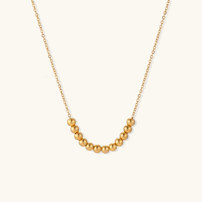 Golden Sphere Necklace