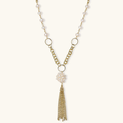 Pearl Tassel Dreams Necklace