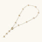 Baroque Pearl Station Necklace