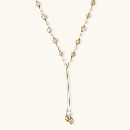 Golden Pearl Lariat