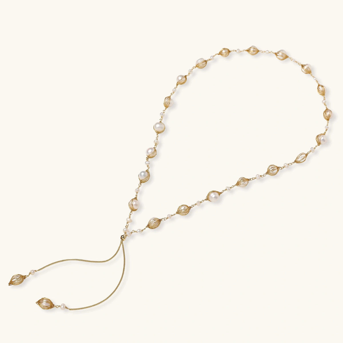 Golden Pearl Lariat