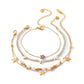Resort-style 18K Gold Stainless Steel Zircon Bracelet & Soft Sparkle for Beautiful Moments