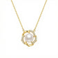 A timeless floral necklace designed for graceful women.