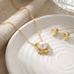 A timeless floral necklace designed for graceful women.