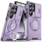 Samsung S26 Ultra Magnetic Rotating Car Mount Phone Case A17 Lens Flip Cover S25 Shockproof