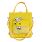 New Fashion Bear Doll Multi-Purpose Canvas Bag Large-Capacity One-Shoulder Messenger Girl Backpack College Student Bag