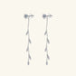 Premium Beauty, Effortless Elegance & 1.38 Carat Moissanite 925 Sterling Silver Leaf Earrings