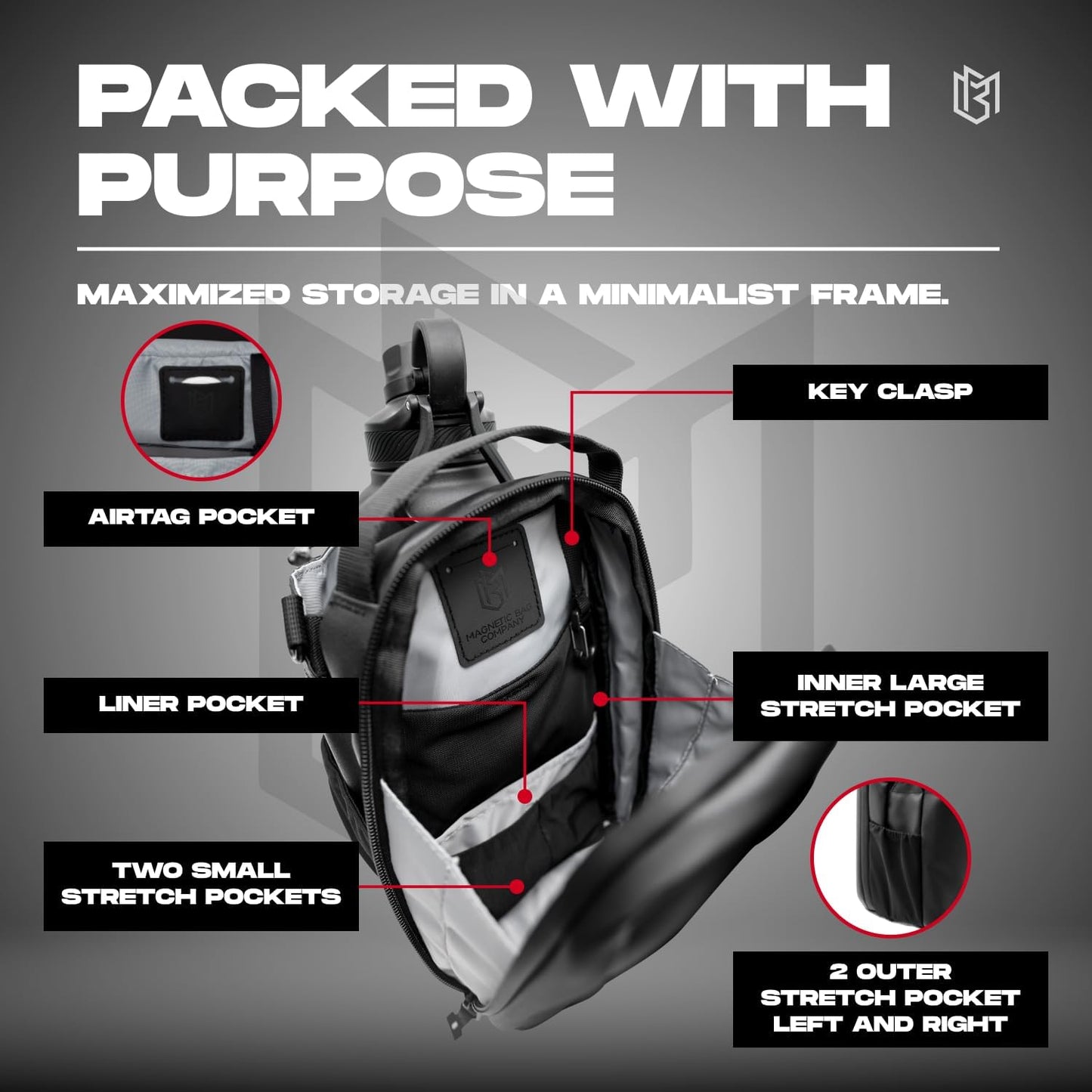 Magnetic Gym Bag™