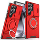 Samsung S26 Ultra Magnetic Rotating Car Mount Phone Case A17 Lens Flip Cover S25 Shockproof