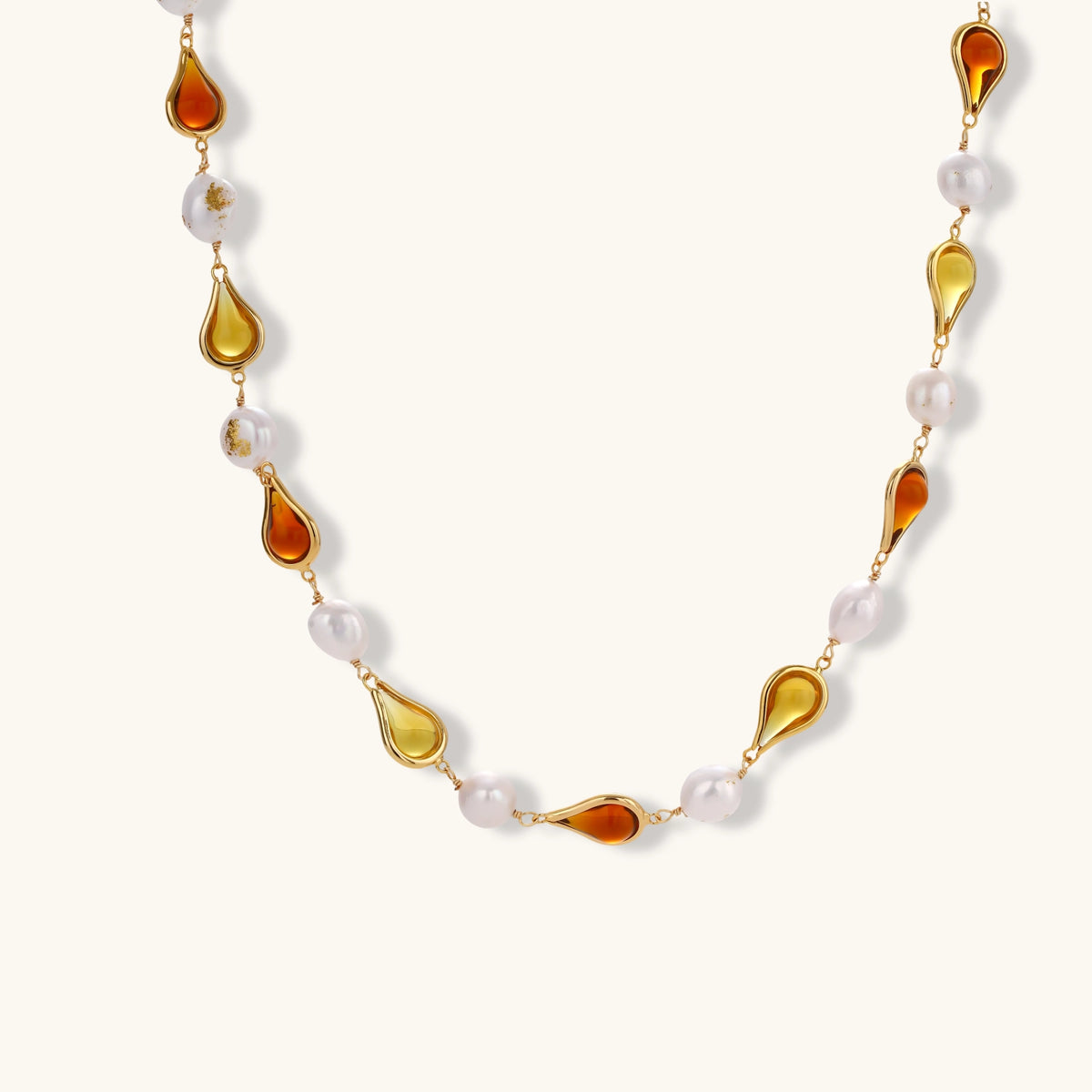 Honey Baroque Necklace