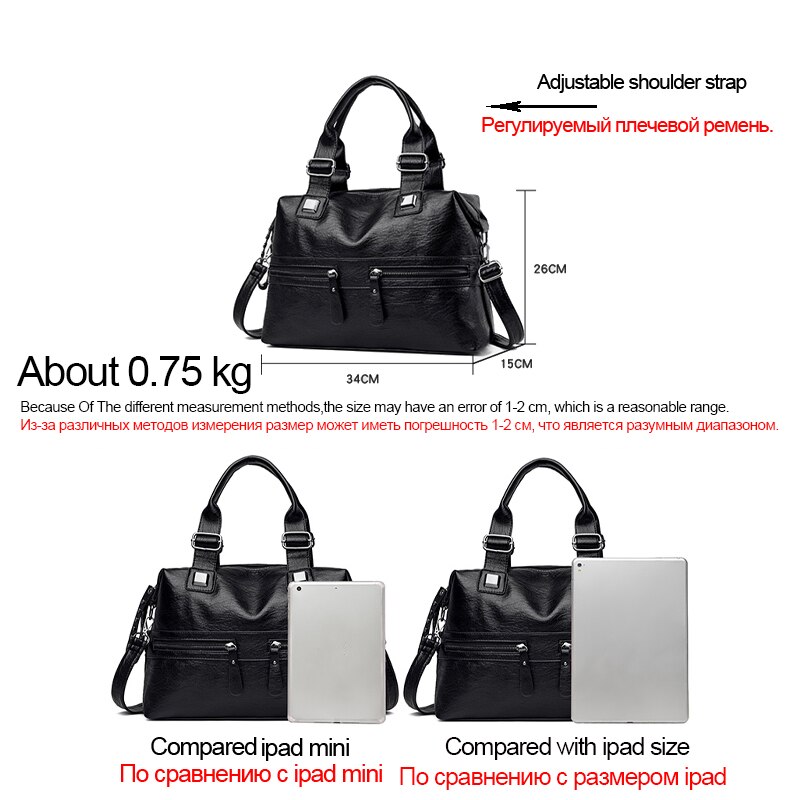 Large Capacity Latest Sheepskin Leather Women's Handbag High Quality Shoulder Bags for Women New Solid Color Crossbody Bag