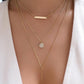 Multilayer Trend Elegant Jewelry Long Snake Chain Crystal St