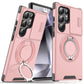 Samsung S26 Ultra Magnetic Rotating Car Mount Phone Case A17 Lens Flip Cover S25 Shockproof
