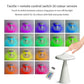New UFO Night Light Luxury Striped Light Effect Mushroom Ambient Lamp Hotel Living Room Bedroom Bedside Decorative Table Lamp