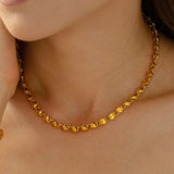 18K Gold-Plated Titanium Steel Necklace