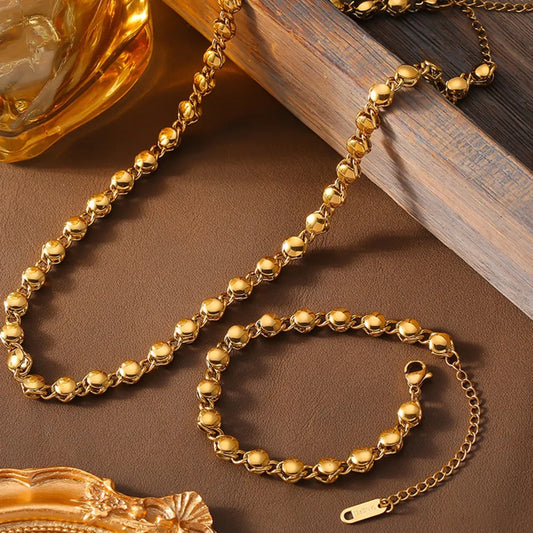 18K Gold-Plated Titanium Steel Necklace