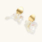 Organic Shell Drop Earrings