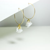 Lora White Hoops